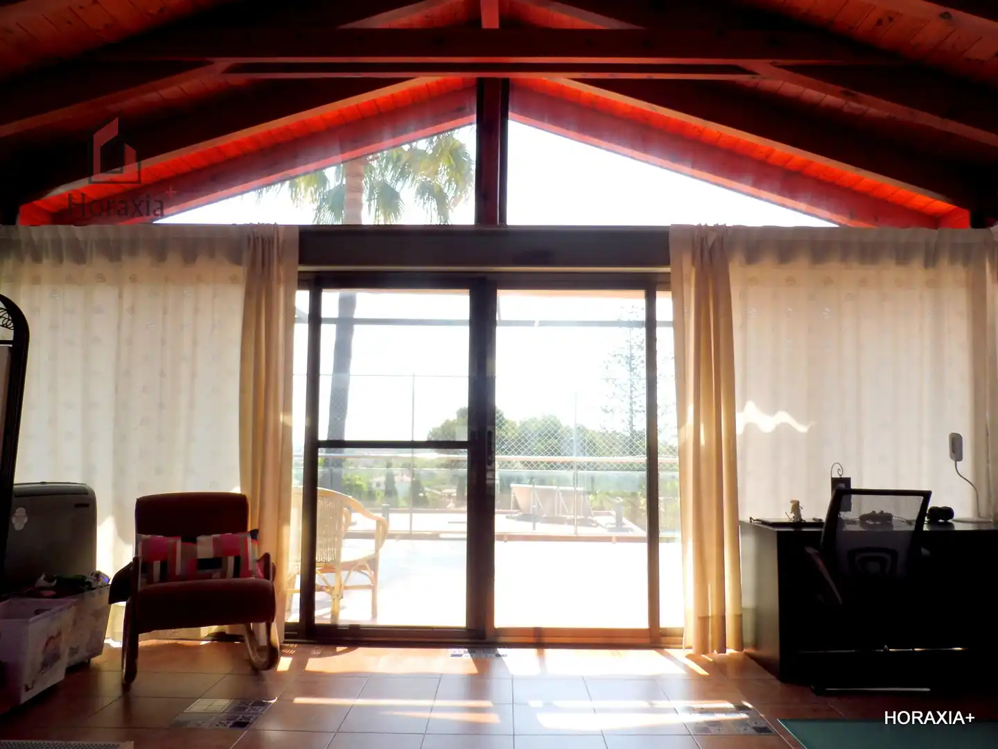 Wohnzimmer von Haus oder Chalet zur Miete in Castelldefels mit Klimaanlage, Heizung und Privatgarten