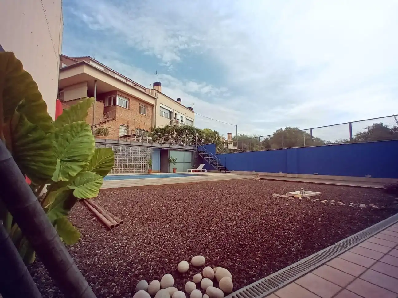 Piscina de Casa adosada en venda en Les Franqueses del Vallès amb Calefacció, Jardí privat i Terrassa