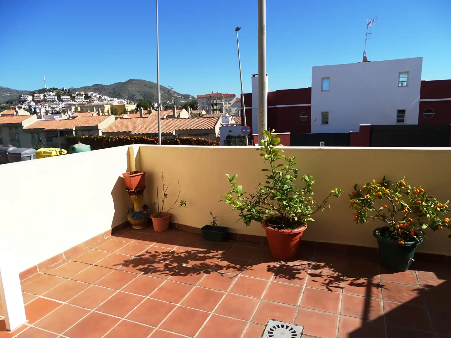 Terraza de Casa adosada en venta en Rincón de la Victoria con Aire acondicionado, Calefacción y Jardín privado