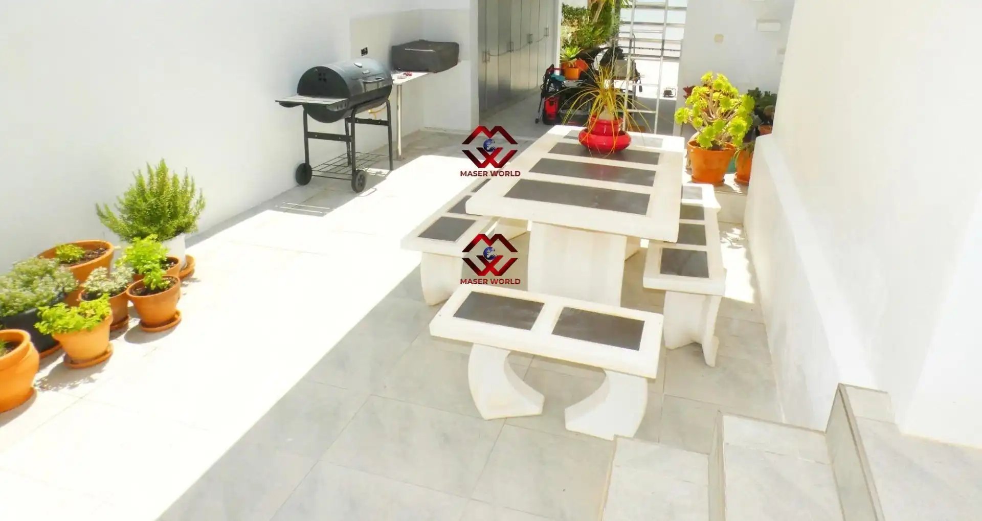 Terrassa de Casa o xalet en venda en Mazarrón amb Aire condicionat, Calefacció i Terrassa