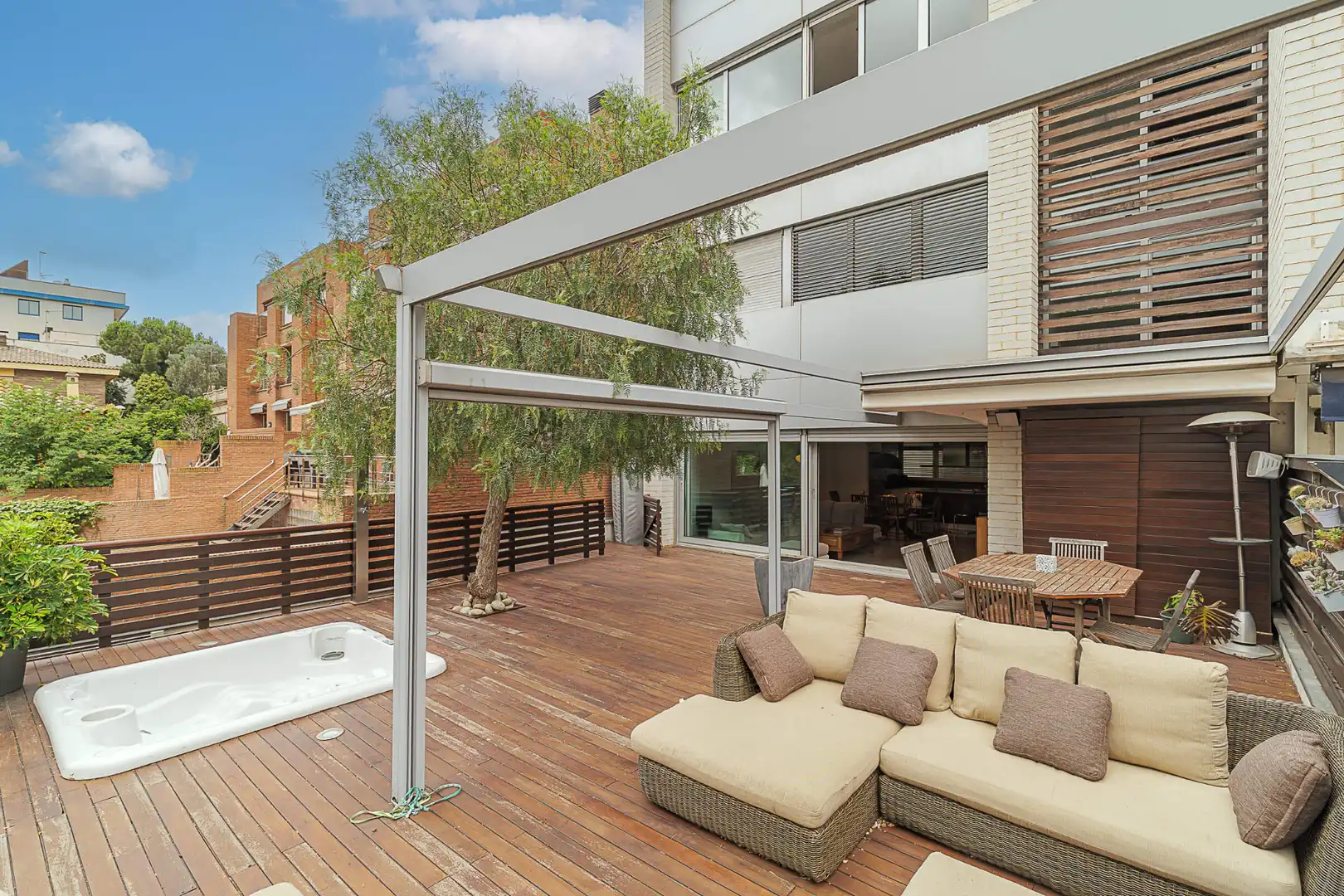 Terrace of Detached homes for sale in Barcelona  with Air Conditioner, Heating and Terrace
