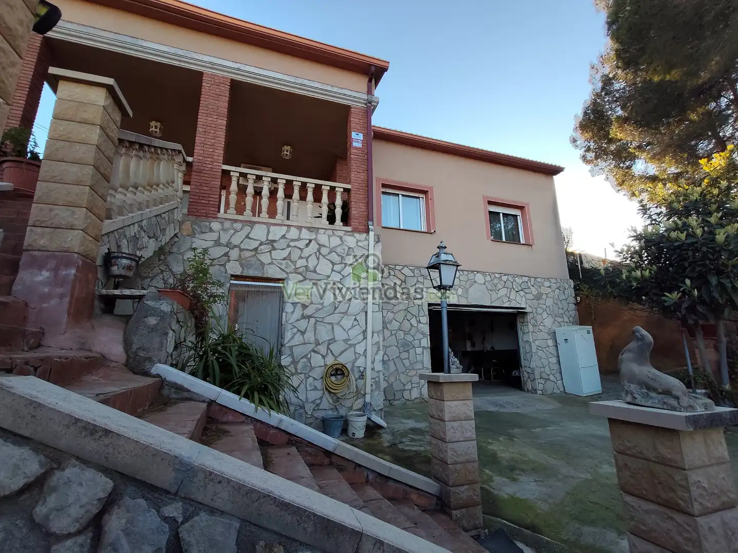 Vista exterior de Casa o xalet en venda en Piera amb Aire condicionat, Calefacció i Jardí privat