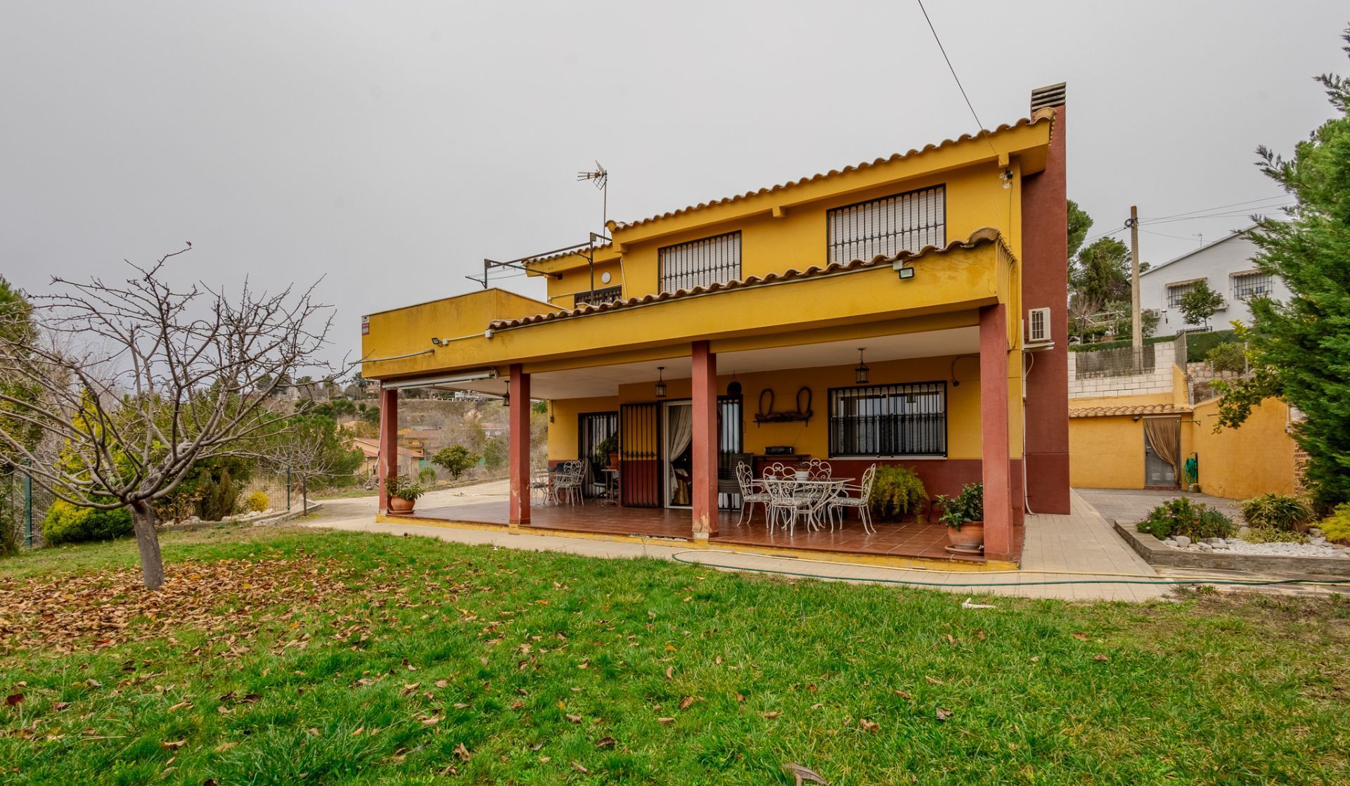 Exterior view of House or chalet for sale in Chinchón  with Air Conditioner, Heating and Private garden