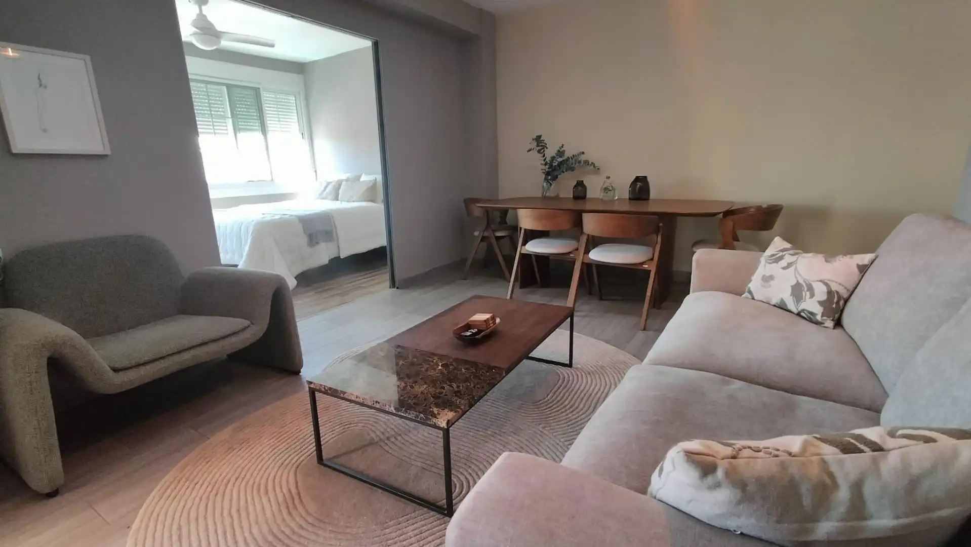 Sala d'estar de Pis en venda en Málaga amb Aire condicionat i Calefacció