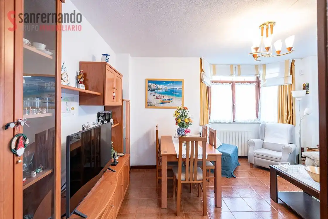 Living room of Flat for sale in Miengo  with Heating, Storage room and Furnished