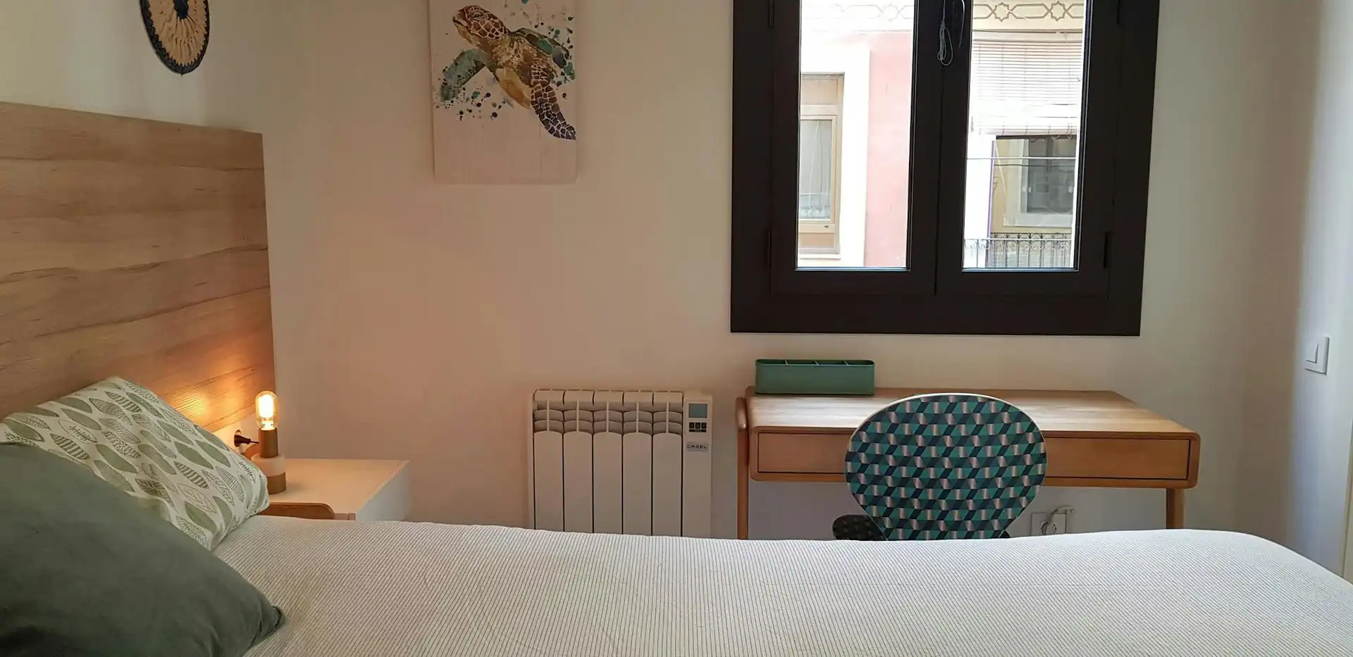 Habitación de Piso de alquiler en Barcelona con Aire acondicionado, Calefacción y Lavadora