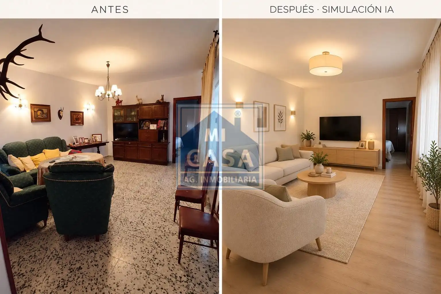 Sala de estar de Piso en venta en Centro