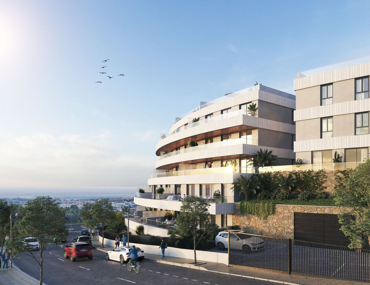 Exterior view of Apartment for sale in Estepona  with Air Conditioner and Community pool