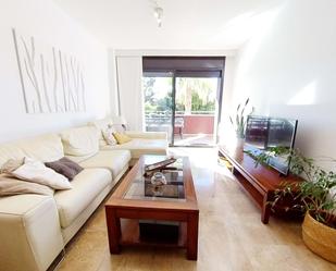 Living room of Flat for sale in Vilanova i la Geltrú  with Heating, Terrace and Swimming Pool