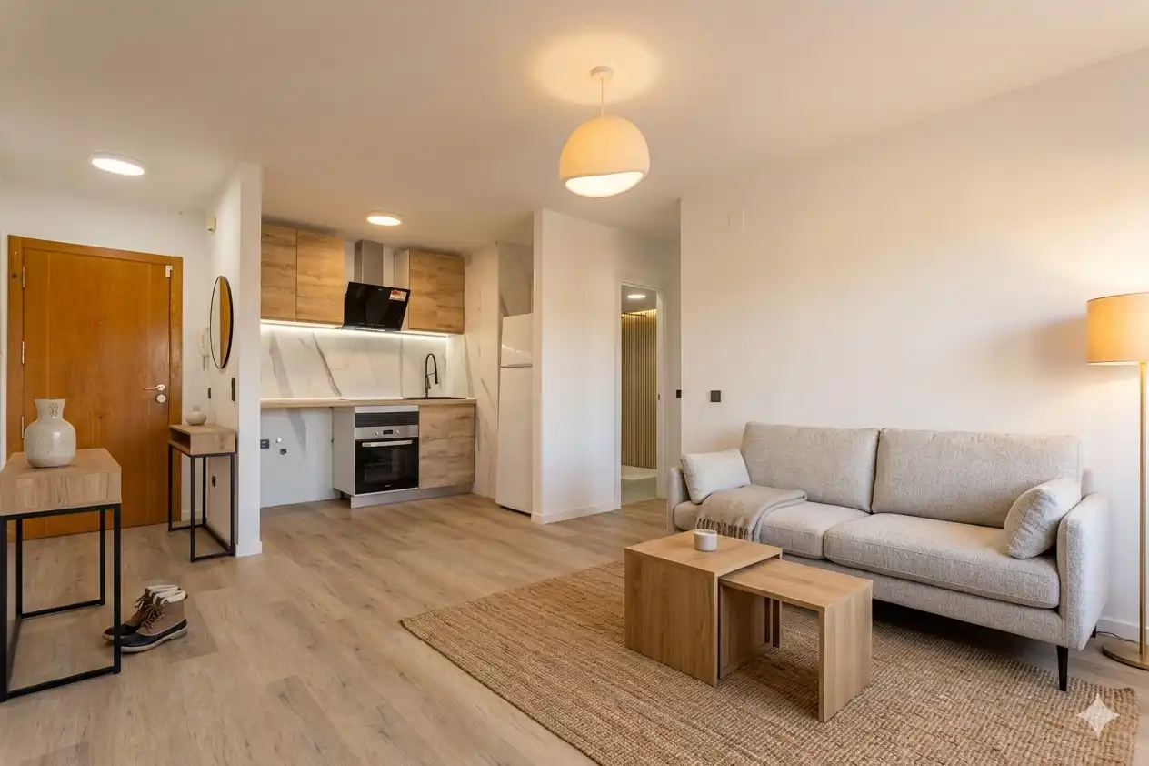 Wohnzimmer von Wohnung zum Verkauf in Tarragona mit Abstellraum und Ofen