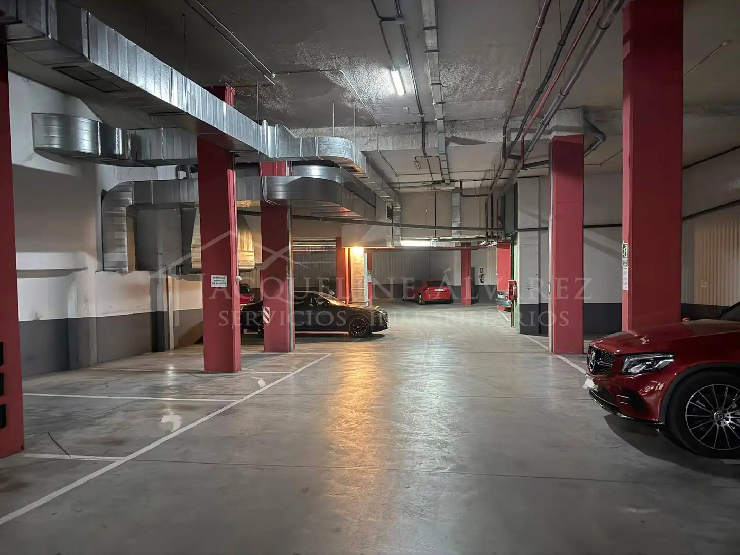 Parking of Flat for sale in Móstoles  with Air Conditioner, Heating and Furnished