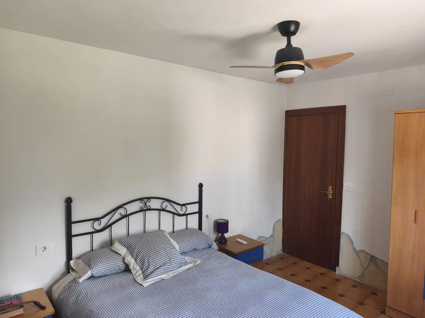 Bedroom of Houses for rent in Castellón de la Plana / Castelló de la Plana  with Air Conditioner, Private garden and Terrace