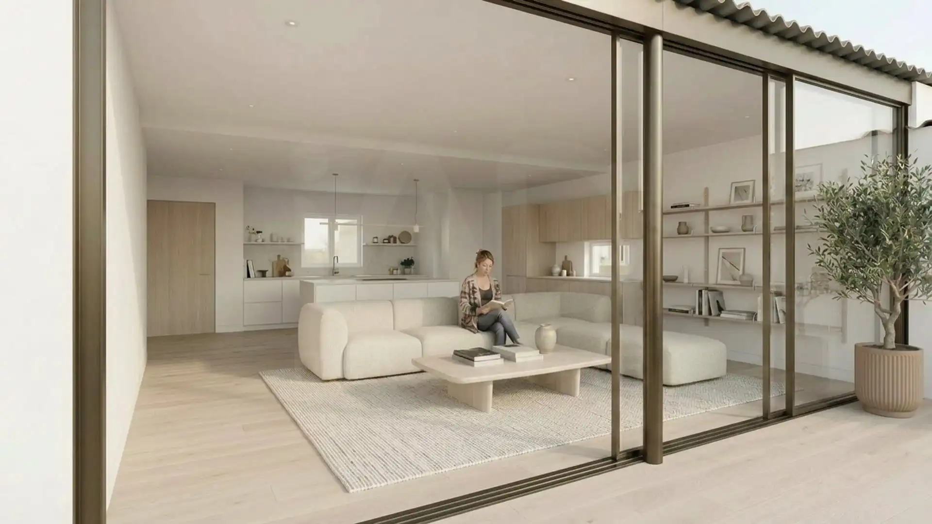 Living room of Houses for sale in Adeje  with Terrace and Swimming Pool