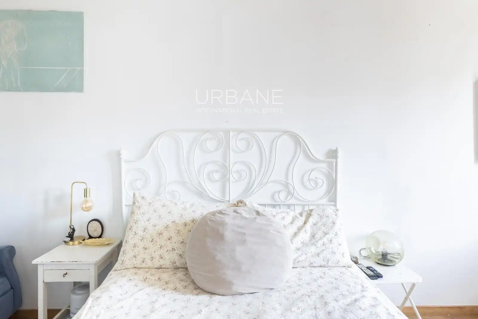 Schlafzimmer von Dachboden zum Verkauf in Barcelona mit Klimaanlage, Heizung und Terrasse