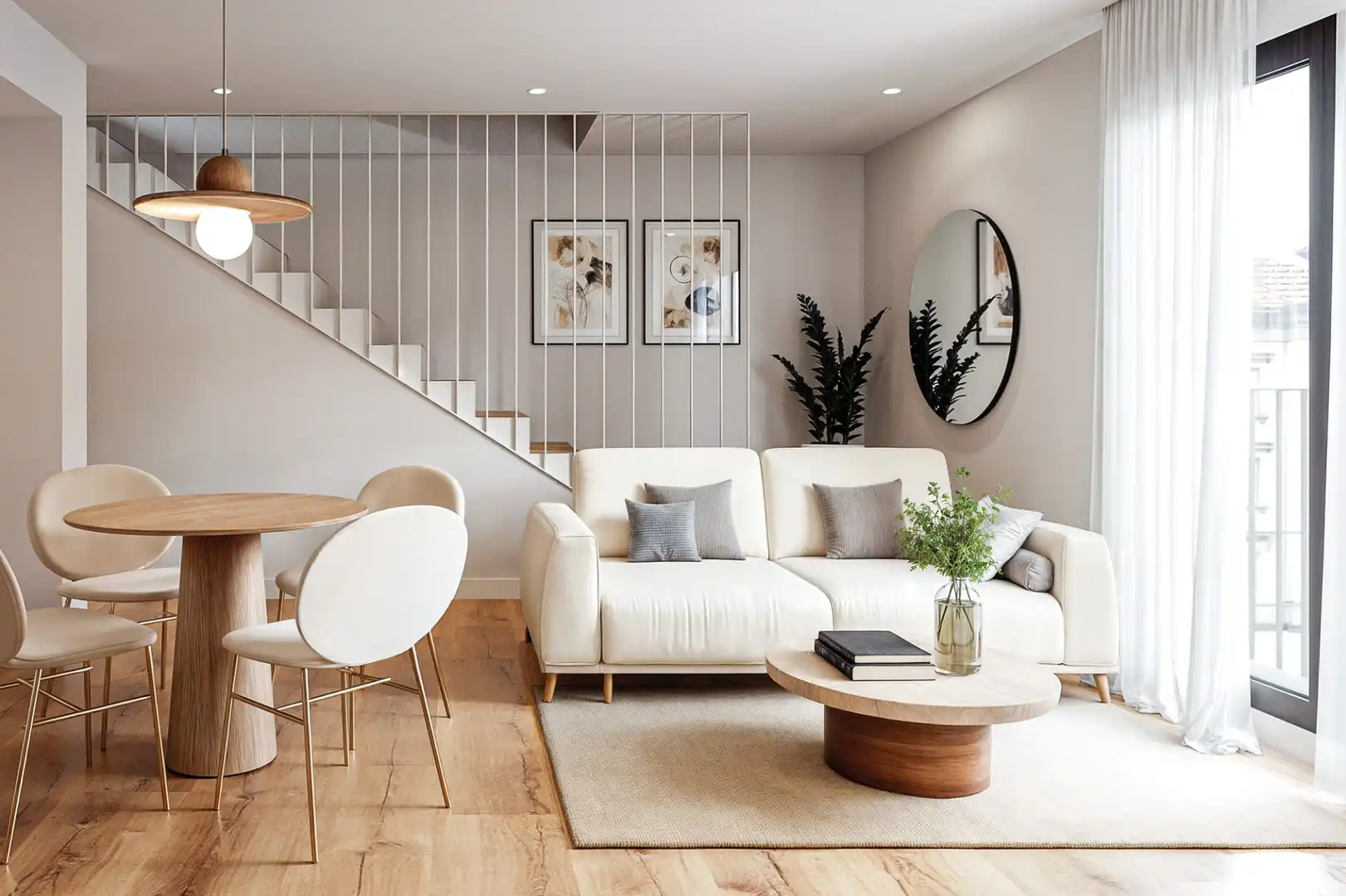 Sala de estar de Ático en venta en Rubí con Aire acondicionado, Calefacción y Terraza