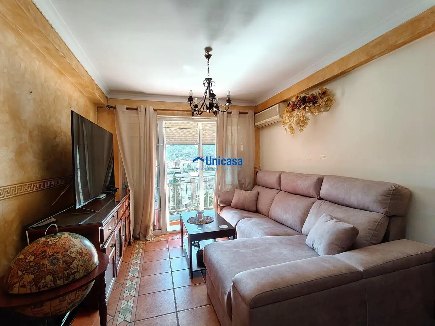 Sala de estar de Piso en venta en Málaga con Aire acondicionado, Terraza y Amueblado