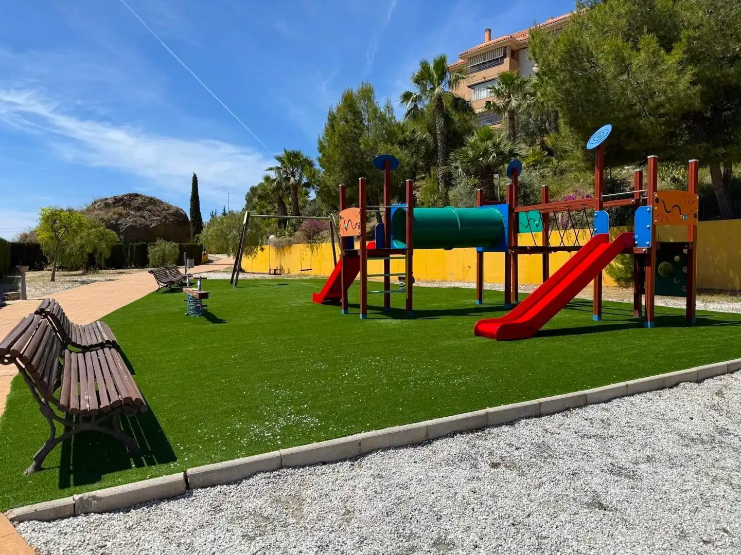 Exterior view of Flat for sale in Málaga  with Heating, Private garden and Terrace