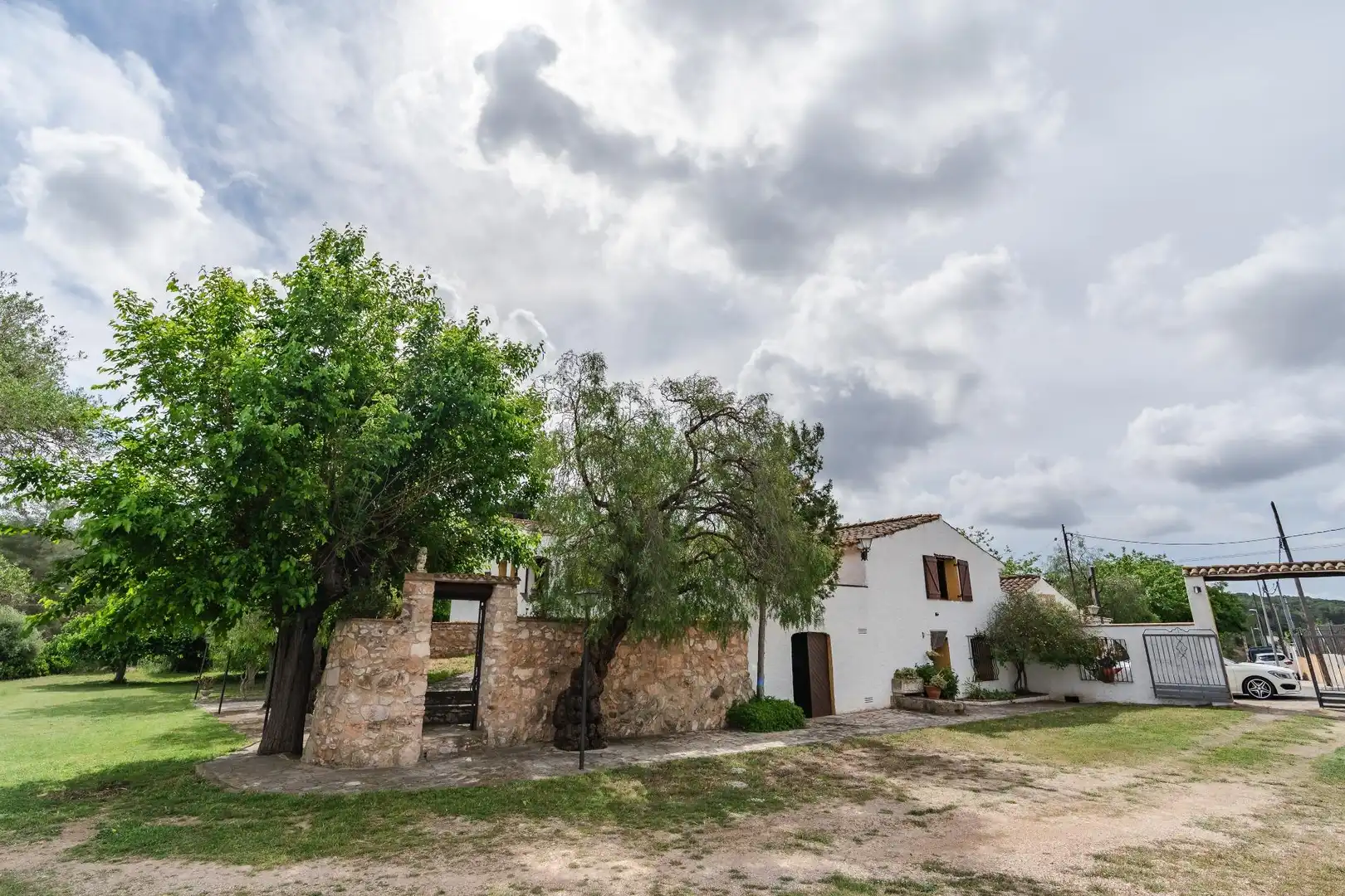 Vista exterior de Casa o xalet en venda en Vespella de Gaià amb Calefacció, Terrassa i Balcó