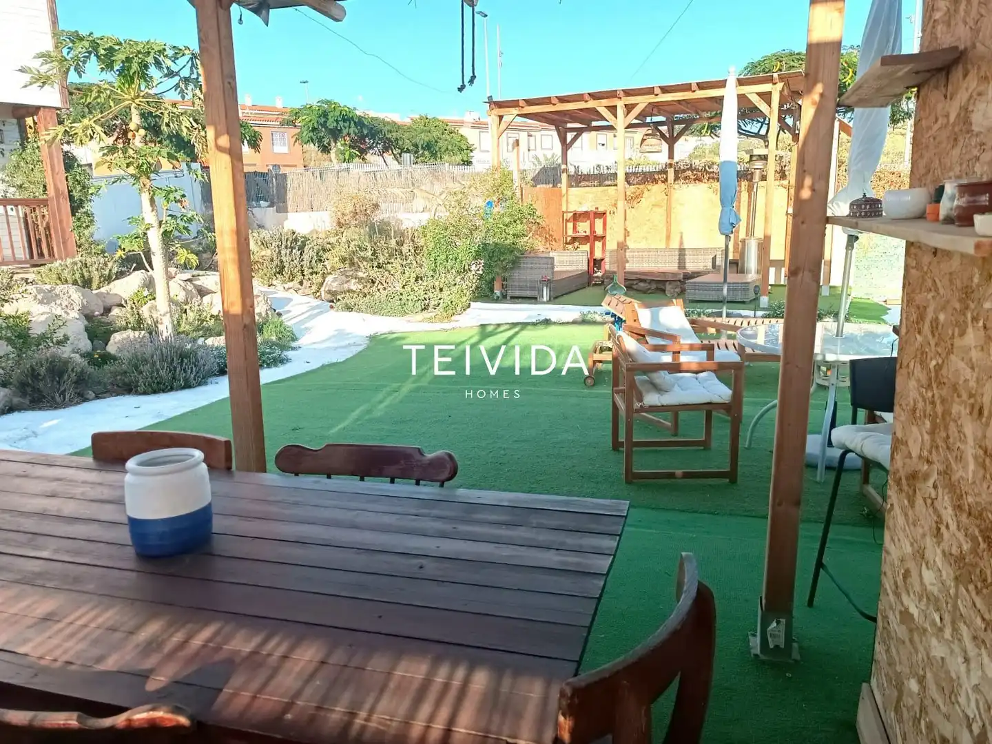 Terrassa de Casa o xalet en venda en Granadilla de Abona amb Traster, Piscina i Moblat
