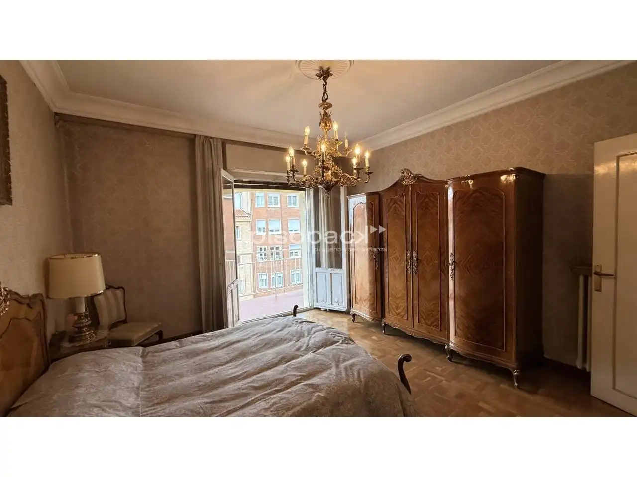 Bedroom of Flat for sale in  Pamplona / Iruña  with Heating, Parquet flooring and Storage room