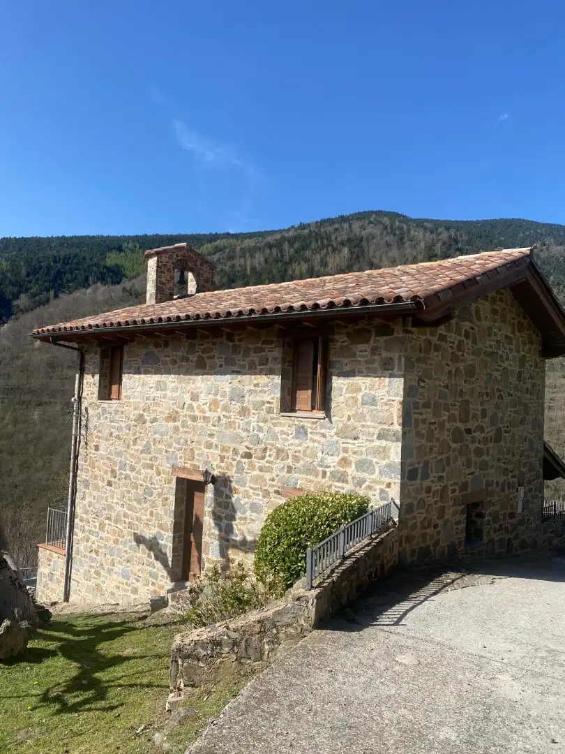 Exterior view of Houses for sale in Vilallonga de Ter  with Heating, Private garden and Parquet flooring