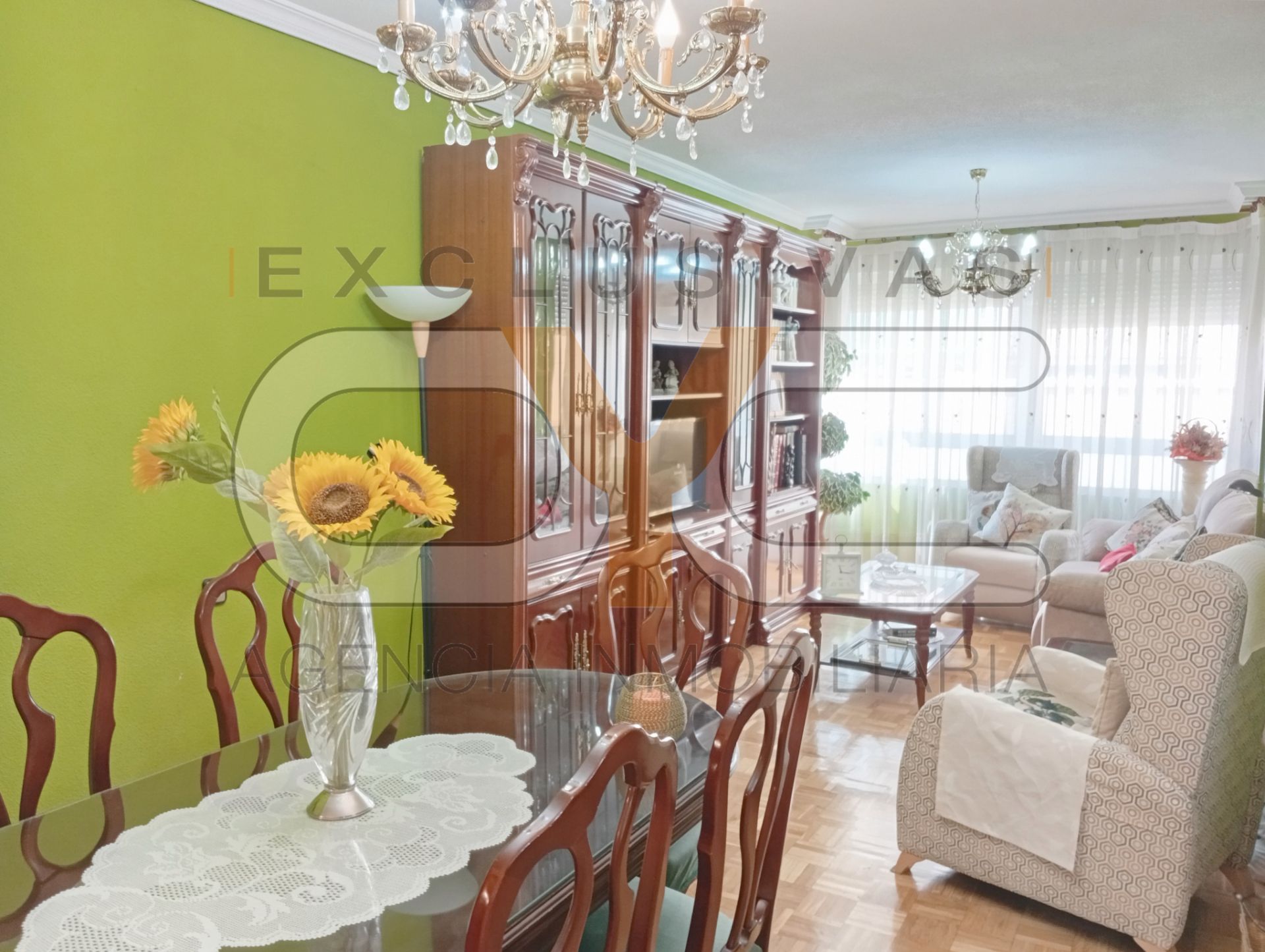 Dining room of Flat for sale in Getafe  with Heating, Private garden and Parquet flooring
