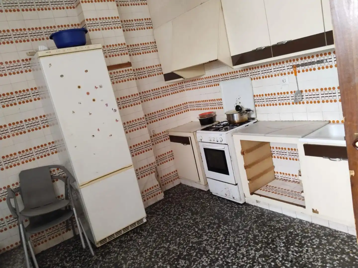 Cocina de Casa adosada en venta en Alzira con Terraza