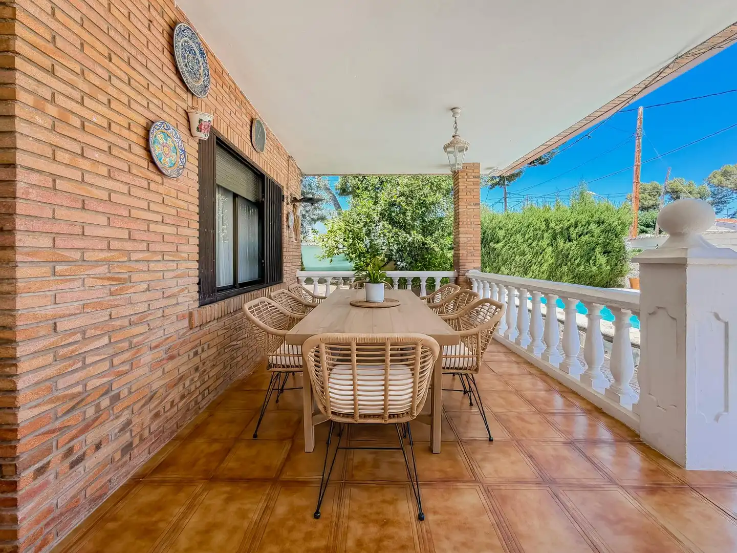 Terrassa de Casa o xalet en venda en L'Eliana amb Aire condicionat, Jardí privat i Terrassa