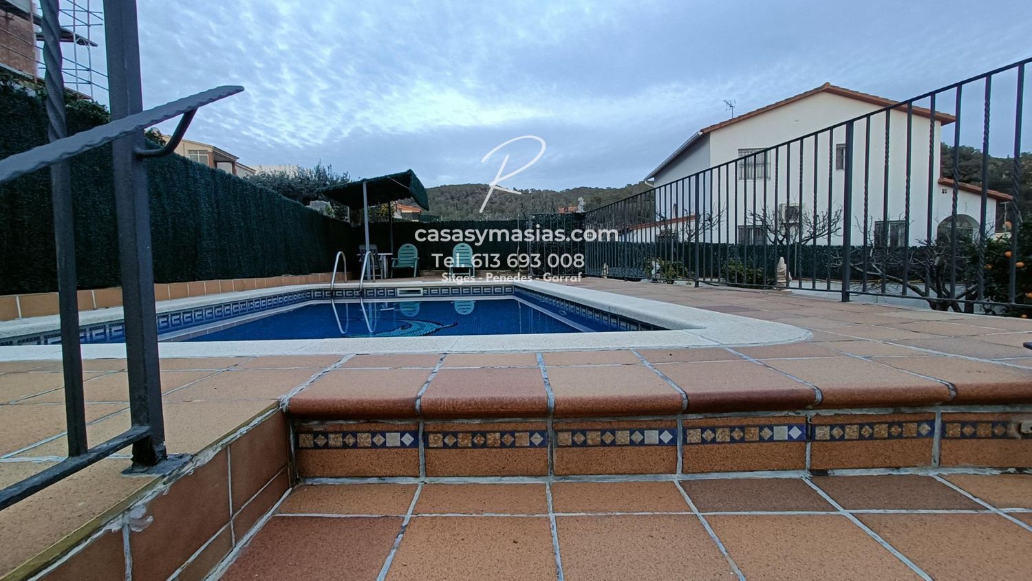 Piscina de Casa o xalet en venda en Sant Pere de Ribes amb Calefacció, Jardí privat i Terrassa