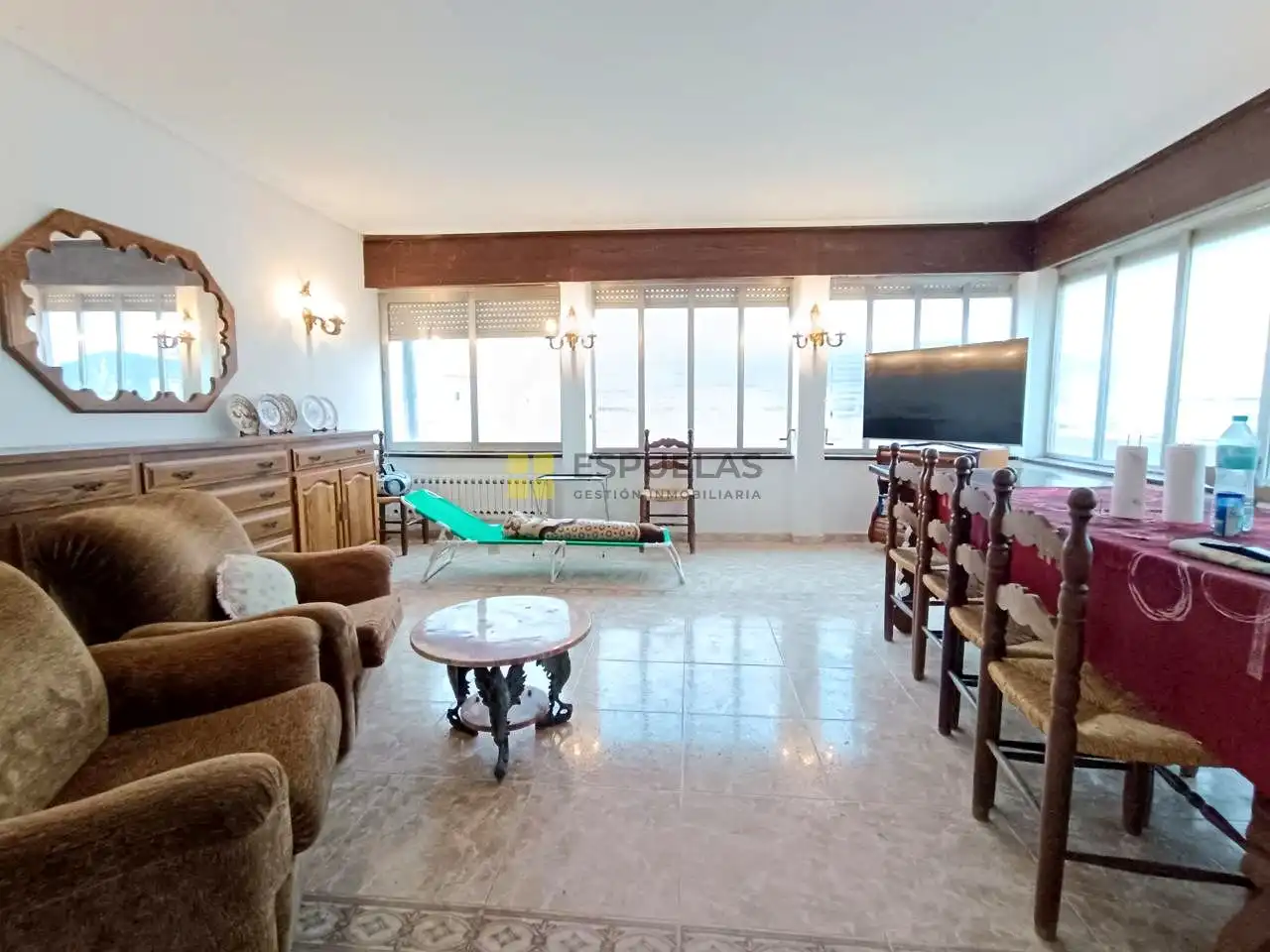 Sala de estar de Casa adosada en venta en Igea con Calefacción, Terraza y Trastero