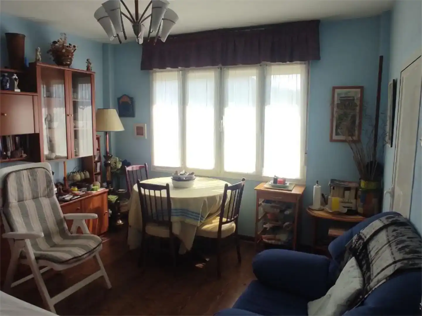 Esszimmer von Wohnung zum Verkauf in Trespaderne mit Parkett, Möbliert und Balkon
