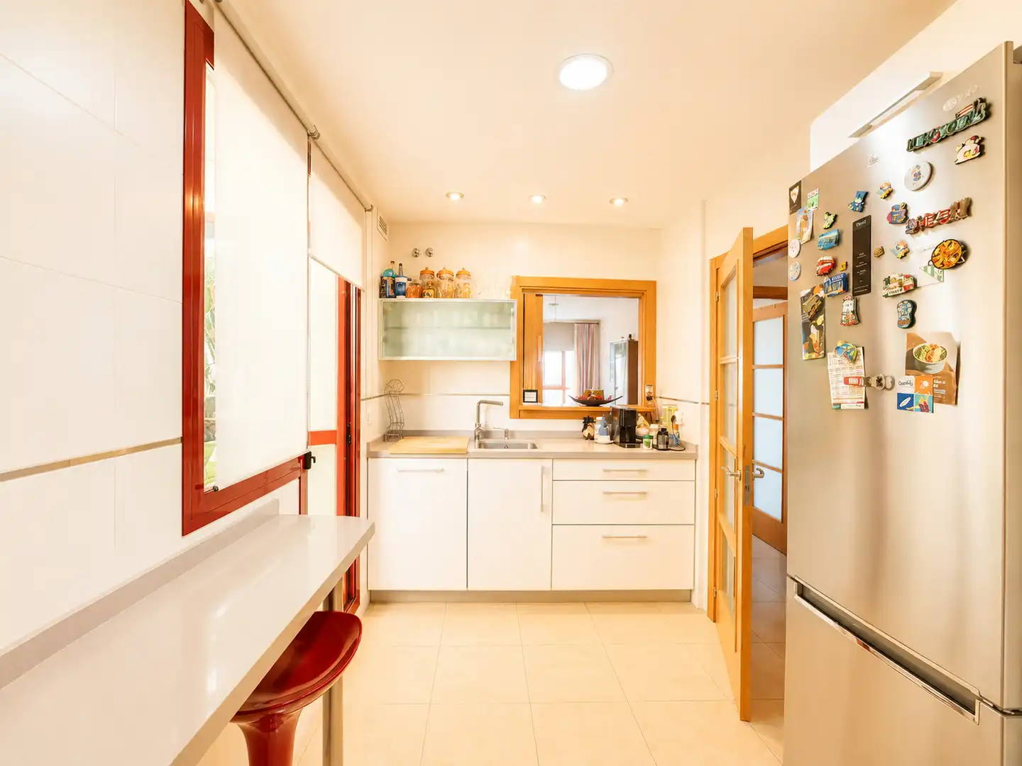 Kitchen of Flat for sale in Sevilla  with Air Conditioner and Community pool