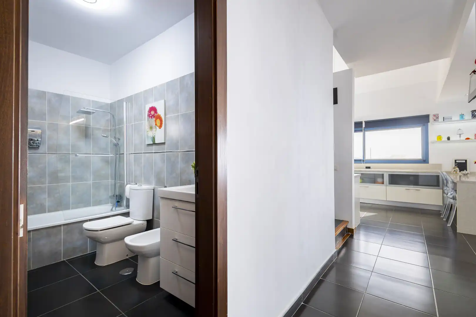 Badezimmer von Haus oder Chalet zur Miete in Araya