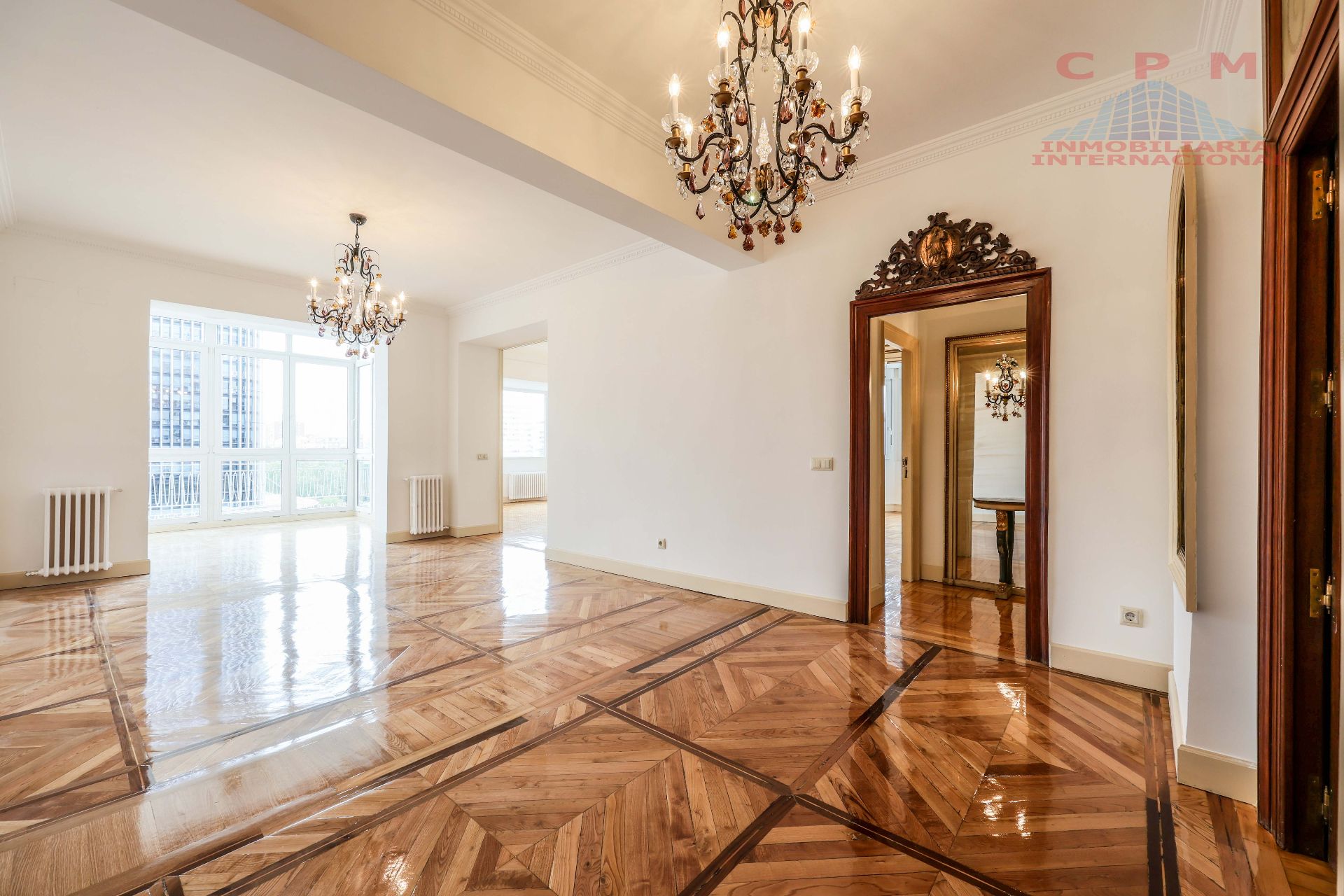 Dining room of Flat to rent in  Madrid Capital  with Terrace, Oven and Washing machine