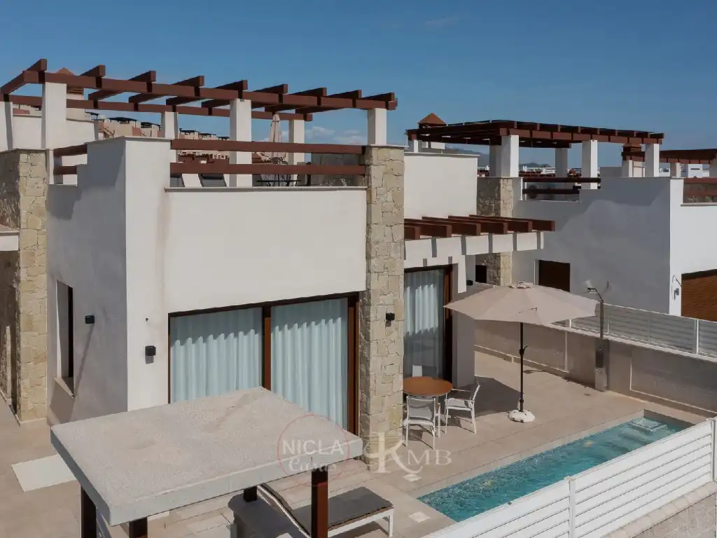 Terrassa de Casa o xalet de lloguer en Vera amb Aire condicionat, Terrassa i Piscina