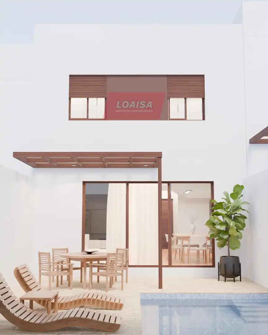 Vista exterior de Casa adosada en venta en Antas con Calefacción y Terraza