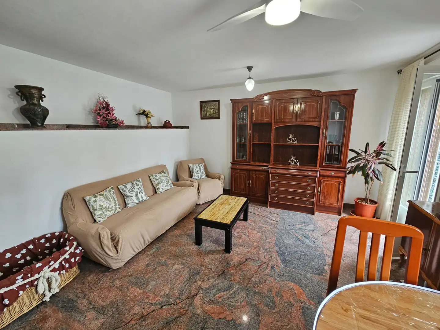 Living room of Houses for rent in Cabanillas de la Sierra  with Heating, Private garden and Terrace