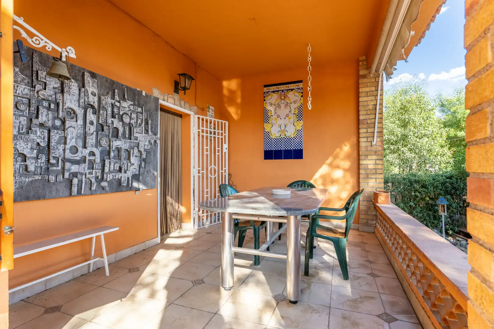 Terrassa de Casa o xalet en venda en Les Borges del Camp amb Calefacció, Jardí privat i Terrassa
