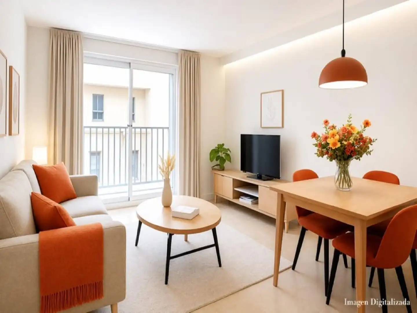 Sala de estar de Piso en venta en Aspe con Terraza