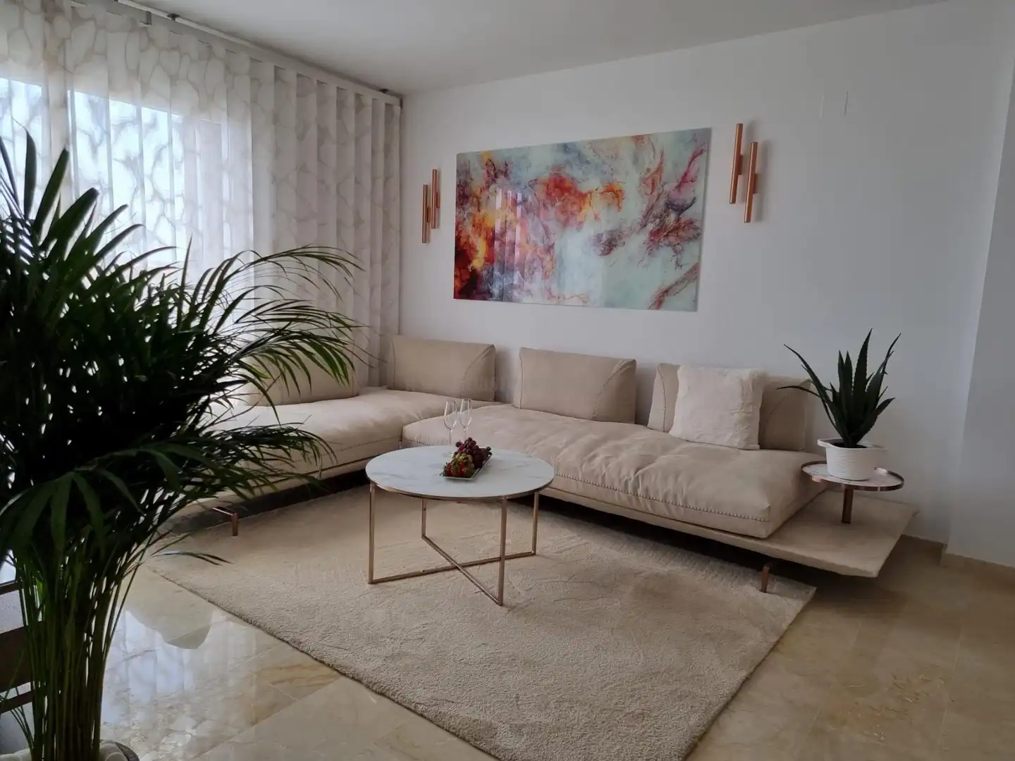 Wohnzimmer von Wohnungen zum Verkauf in Torrevieja mit Klimaanlage, Heizung und Abstellraum