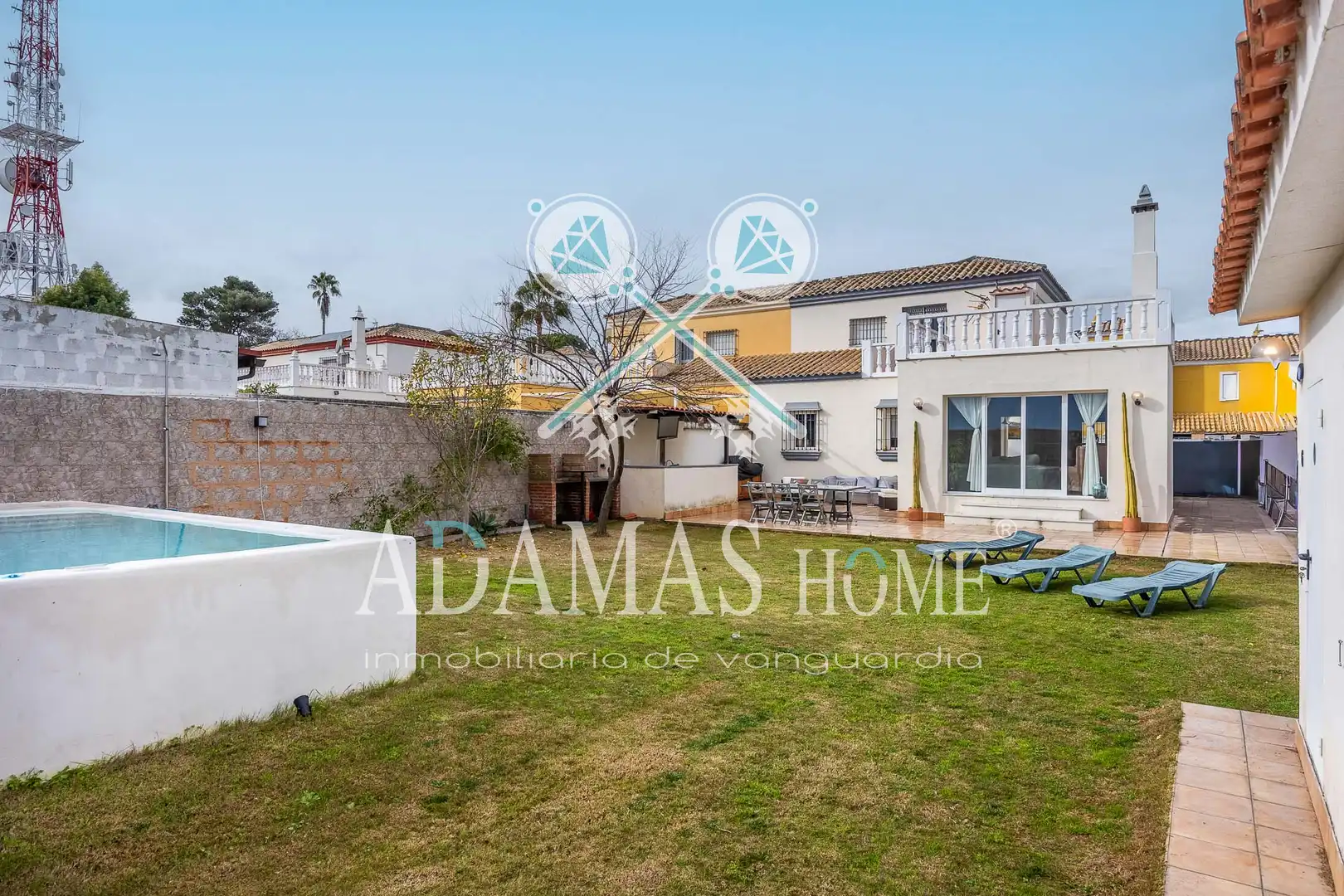 Jardín de Casa o chalet en venta en Valencina de la Concepción con Aire acondicionado, Calefacción y Jardín privado