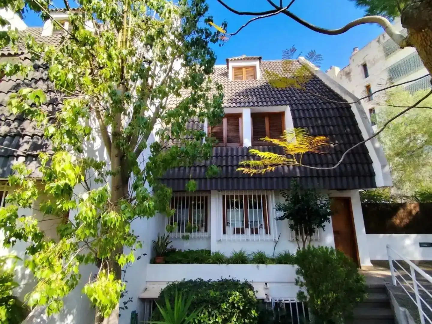Vista exterior de Casa adosada en venta en  Palma de Mallorca con Aire acondicionado, Terraza y Piscina