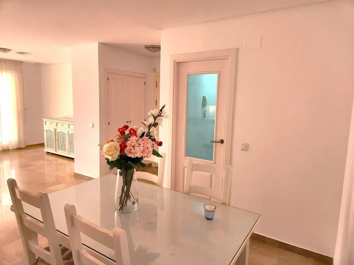 Dining room of Flat for sale in Benalmádena  with Air Conditioner, Heating and Private garden