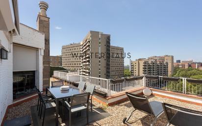 Terrace of Attic for sale in  Barcelona Capital  with Air Conditioner, Heating and Parquet flooring