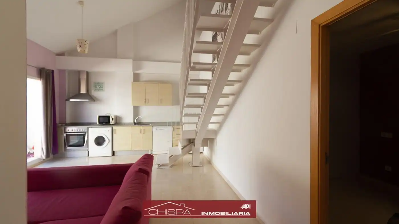 Sala de estar de Ático de alquiler en Náquera con Terraza y Trastero