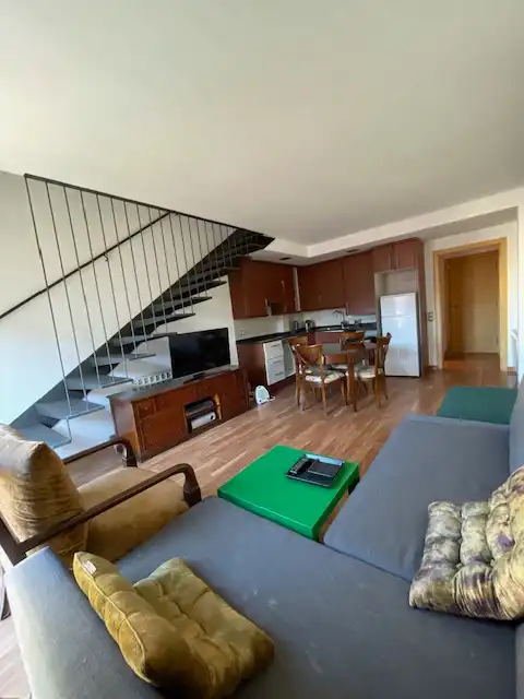 Sala de estar de Dúplex en venta en Rubí con Calefacción, Parquet y Terraza
