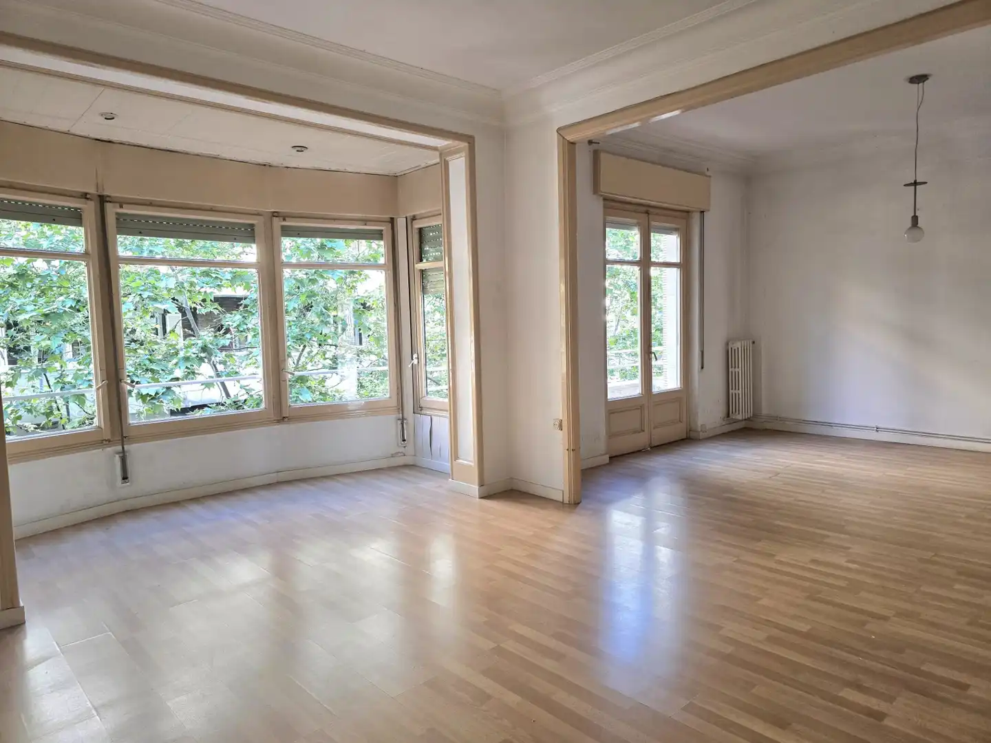 Sala de estar de Piso en venta en Sabadell con Calefacción, Parquet y Balcón