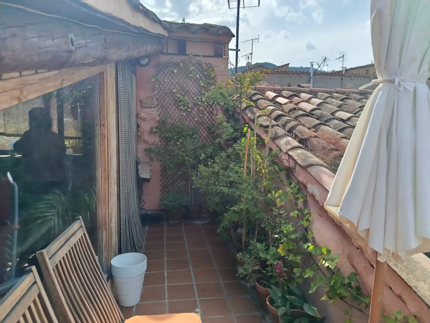 Balcony of Houses for sale in Fuentespalda  with Terrace and Furnished