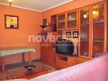 Living room of Flat for sale in  Albacete Capital  with Heating and Balcony