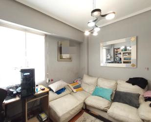 Living room of Flat for sale in Bilbao   with Heating, Parquet flooring and Furnished